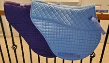 PRI PACIFIC RIM MEDIUM ENDURANCE QUILTED SADDLE PAD W/ EQUU-FELT(SEVERAL COLORS)
