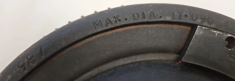 1969-1973 Plymouth Fury Dodge Polara Monaco 11 X 2" Rear Brake Drum 3780526 NOS. - Image 3 of 4