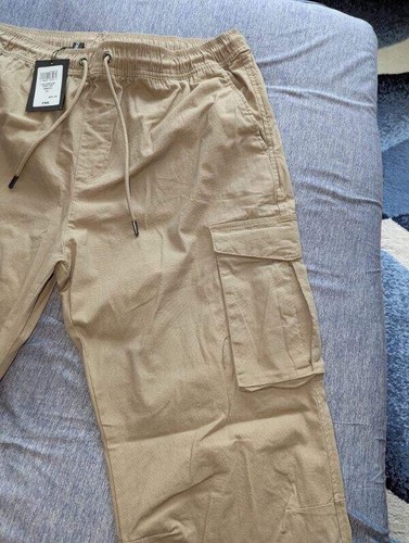 Champs CSG Venture Cargo Zip Hose Jogginghose Kordelzug Gummibund, 2XL, Khaki - Bild 3 von 10