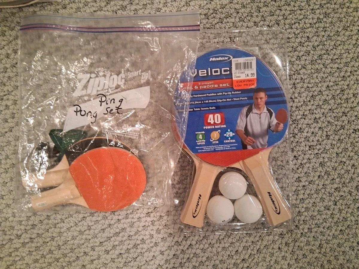 Boîte De 2 Balles HALEX VINTAGE - Tennis De Table - Collector Ping-Pong