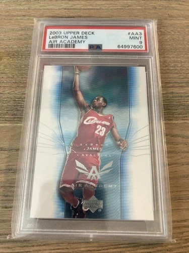 2003 Lebron James - Upper Deck - Air Academy AA3 - Rookie Card RC - PSA 9