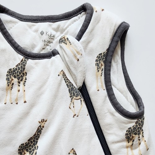 Kyte BABY Bamboo Sleep Bag in Giraffe 2.5 TOG Size 18-36 months - Picture 3 of 5