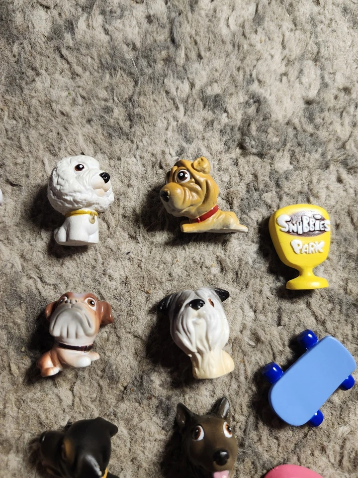 Оригинальные курносые (лот из 15 наборов) собаки щенки мини игрушки фигурки коллекционные предметы  - Изображение 3 из 4