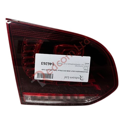 VOLKSWAGEN GOLF 2009-14 Rear Tail Light Left Side Inner