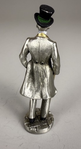 Hudson Zinn Dorfbewohner #4210 Reginald Gentleman Zylinder Hut Monokel Rohr - Bild 3 von 6