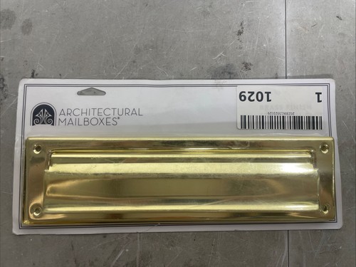 Architectural Mailboxes Brass Steel Mail Slot Accessory