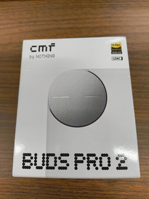 CMF by Nothing Buds Pro 2 Wireless Earbuds Noise Cancelling Bluetooth Light Gray