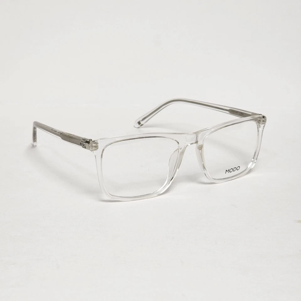 Gafas rectangulares hechas a mano para hombre MODO 6536 en transparente | 55 mm Foto 3 de 4