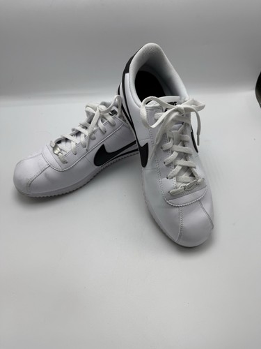 Nike Cortez Boys 7Y sneakers white Black swoosh - Picture 6 of 11
