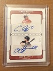 2019 NATIONAL TREASURES CRAIG BIGGIO JEFF BAGWELL DUAL AUTO 3/5 HOF ASTROS