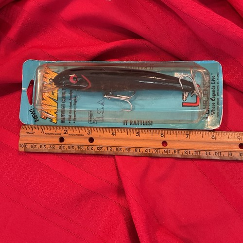 LUHR JENSEN … JAVELIN 5024-534 … Black Minnow 5-3/4 Rattle Lure … NEW - Picture 7 of 9