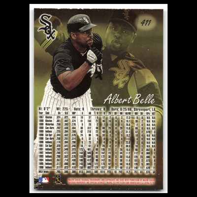 Albert Belle #411 1997 Fleer Ultra Chicago White Sox Baseball Card
