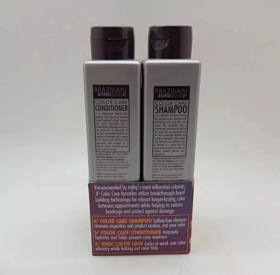 B3 Brazilian Bond Builder Ionic Color Care Trio – Shampoo & Conditioner Set - Image 2 of 2