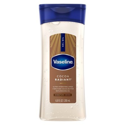 Vaseline Intensive Care Cocoa Radiant Body Gel Oil with Pure Cocoa Butter 6.8 fl