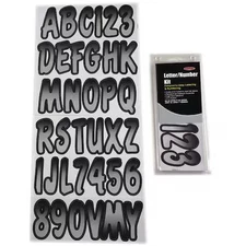 Hardline Products Gsibkg200 Letterandnumberlabelset, 3Inh, 1-1/2Inw