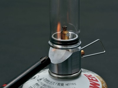 Snow Peak Mini Flame Gas Lantern Little Lamp Nocturne GL-140 JAPAN