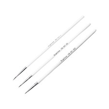 3X Miniature Paint Brush Set Professional Sable Hair Fine Detail Art Nail B