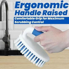 Scrub Brush, 2 Pack Household Cleaning Brushes with Stiff Bristles, Scrubbing...