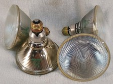 Sylvania Capsylite PAR38 Floodlight Bulbs 90W 120V Lot of 4 Lightly Used USA