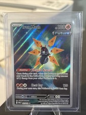 Pokemon - Iron Moth - 187/182 SV04: Paradox Rift - Illustration Rare NM