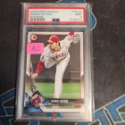 2018 Topps Holiday Shohei Ohtani Bowman Rookie PSA 9 WS CHAMPS
