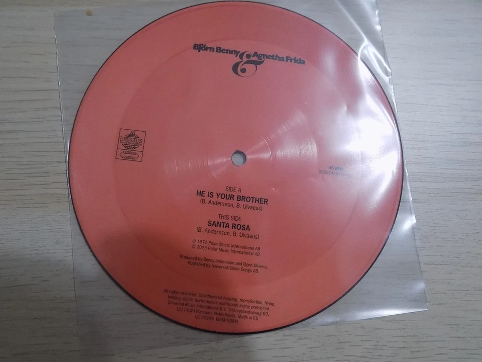 Abba - He is your Brother Picture Disc " 7 " - Bild 2 von 2