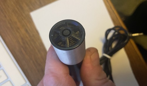 Vintage Mini Microphone Made in Japan Retro 4.25” Standard 3.5mm Plug Wired Cord - Zdjęcie 3 z 6