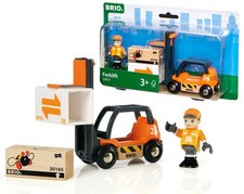 BRIO World Forklift Toy Vehicle for Kids Age 3 Years Up standard size Multicolou