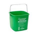 Winco PPL3G 3 qt Green Soap Bucket