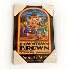 Duane Flatmo Art Print Downtown Brown Uptown Flavor For Lost Coast Brewery