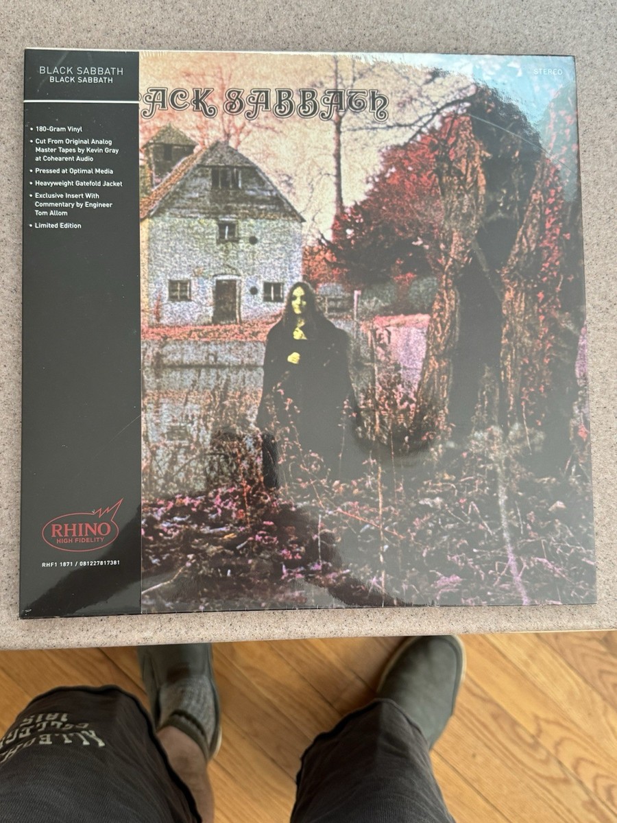 Black Sabbath s/t Rhino High Fidelity 180g AAA VINYL Unnumbered
