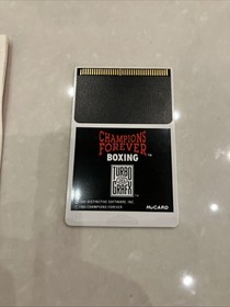 Champions Forever Boxing Turbografx 16 Hucard, Manual and Sleeve Tested