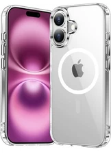 Temdan for iPhone 16 Plus Case Clear Compatible with MagsafeAnti-YellowingMil...