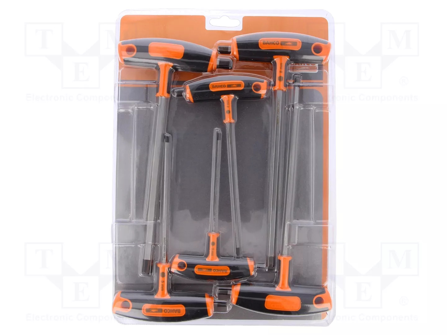 Bahco 903T-1 6 Piece Professional T-Handle Hexagon Allen Key Wrench Set 3 -10mm - Image 8