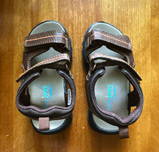 Carter's Brown Outdoor Sandals US 7M EU 23 Hook Loop Adjustable Strap