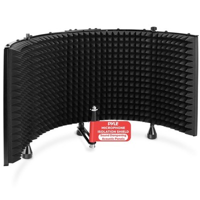 	Pyle Studio Microphone Isolation Foam Pads - Acoustic 5 Foam Panel Filter for	