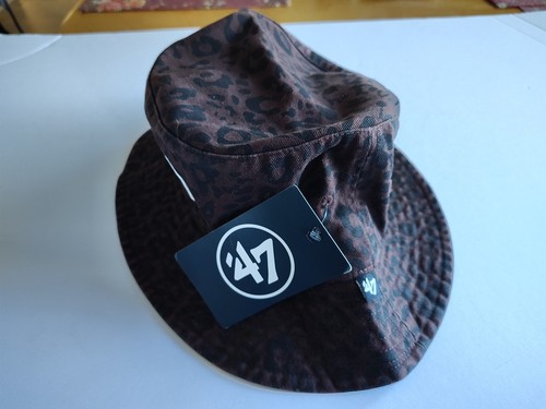 LA Raiders Tide '47 Brand Buxton Bucket Hat One Size 23" Brown Black Polyester - Picture 3 of 6