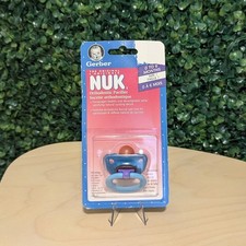 Gerber Orthodonic Pacifier, VINTAGE 1997 Teal/Blue Size 1 HTF Rare