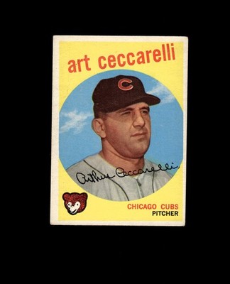 1959 Topps 226 Art Ceccarelli White Back VG-EX #D1,552449