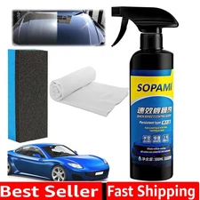 Waterless Car Coating Spray by Sopami - 17.6oz for Instant Shine & Cleanup