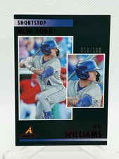 2023 Panini Chronicles - Pinnacle Jett Williams #23 Red /100 (RC) Mets Brewers