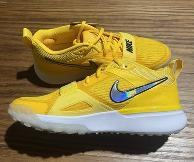 Size 9 - Nike Air Zoom Diamond Elite Turf Cane's Yellow FN7226-700