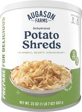 "Augason Farms Dehydrated Potato Shreds - 31 Servings | Emergency Food Supply.