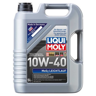 Leichtlauf Motoröl MOS2 10W40 LIQUI MOLY 5 Liter für Hyundai Jeep KIA Lancia