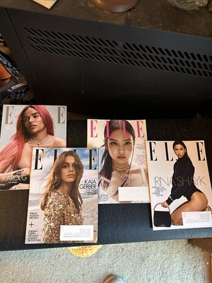 Set of 4 2023 Elle Fashion Magazine Fall Winter Summer