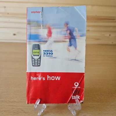 Genuine Nokia 3310 Mobile Phone User Guide Manual Vodafone 2001 - Image 1 of 4