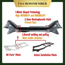 1980 - 1996 FRONT TANK MIDSHIP FRAME CROSSMEMBER FOR FORD F150 F250 F350