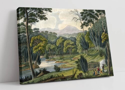 JOSEPH LYCETT, VIEW UPON THE NAPEAN -CANVAS WALL ART ARTWORK PRINT - Picture 1 of 2