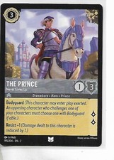 Disney Lorcana Rise of the Floodborn TCG The Prince Never Gives Up - Uncommon