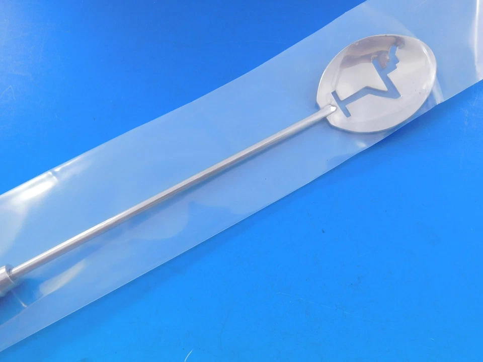 Cuchara Martini Sir Christopher por Wallace de plata esterlina HHWS hecha a medida 11 1/4 Foto 3 de 4